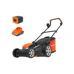 Аккумуляторная несамоходная газонокосилка YARD FOX 40V SET EL 3435 B