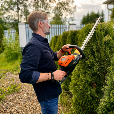 Аккумуляторные ножницы для живой изгороди